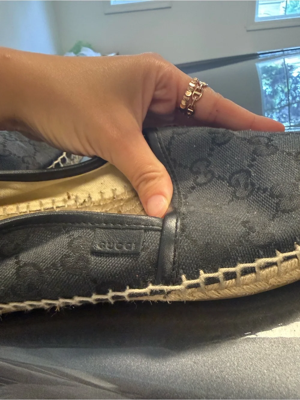 Gucci Women's Canvas Espadrille